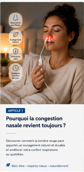 Pourquoi la congestion nasale revient toujours ?
