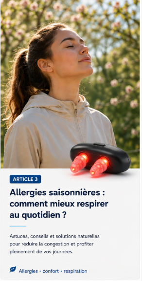 Allergies saisonnières : comment mieux respirer au quotidien ?